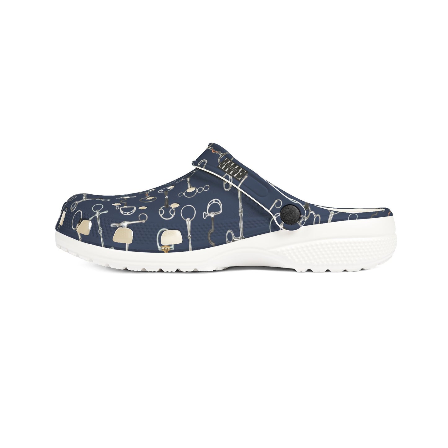Crocs Style Shoe - Blue Bit Pattern