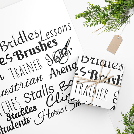 Wrapping Paper - Equestrian Small Gifts