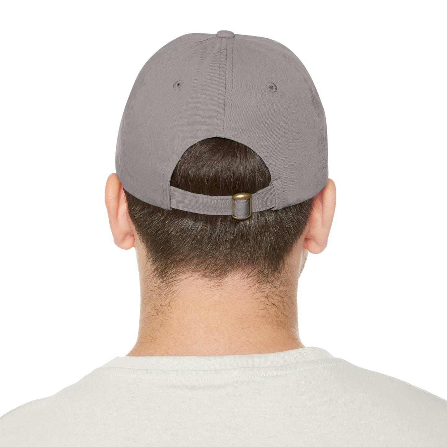 Hat with Leather Patch (Rectangle) - Equestrian-ish #ShowDad