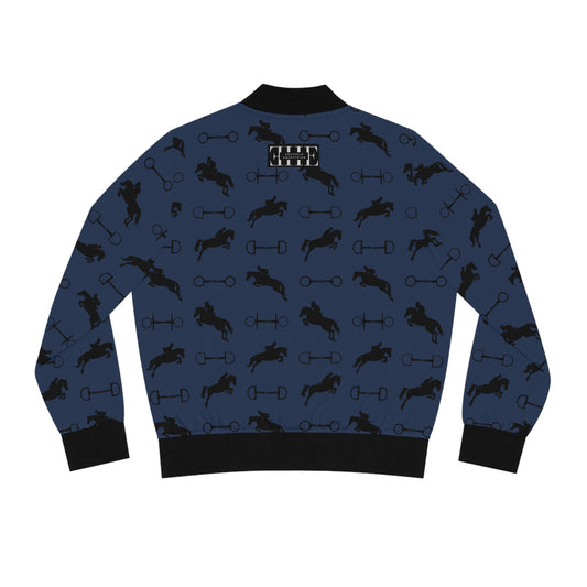 Bomber Jacket - Jumpers & Bits - Blue - Womens