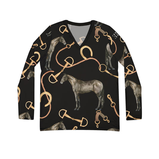 Long Sleeve V-neck -Old Money