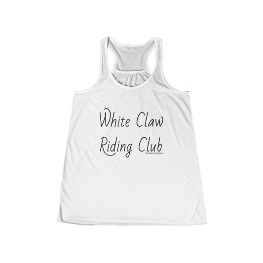 Tank Top - White Claw Riding Club - (Flowy Razorback)