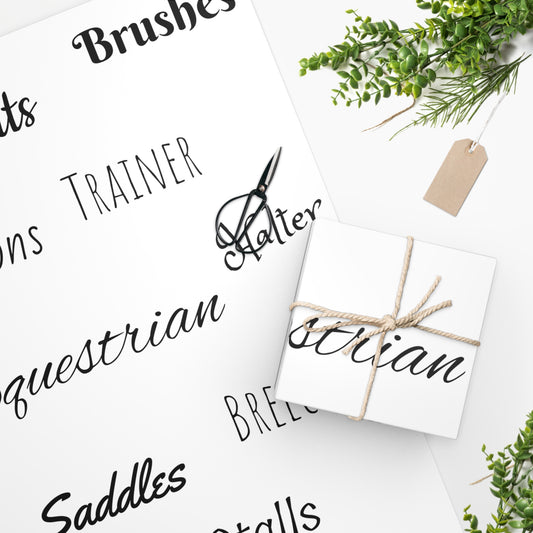 Wrapping Paper - Equestrian - Big Gifts