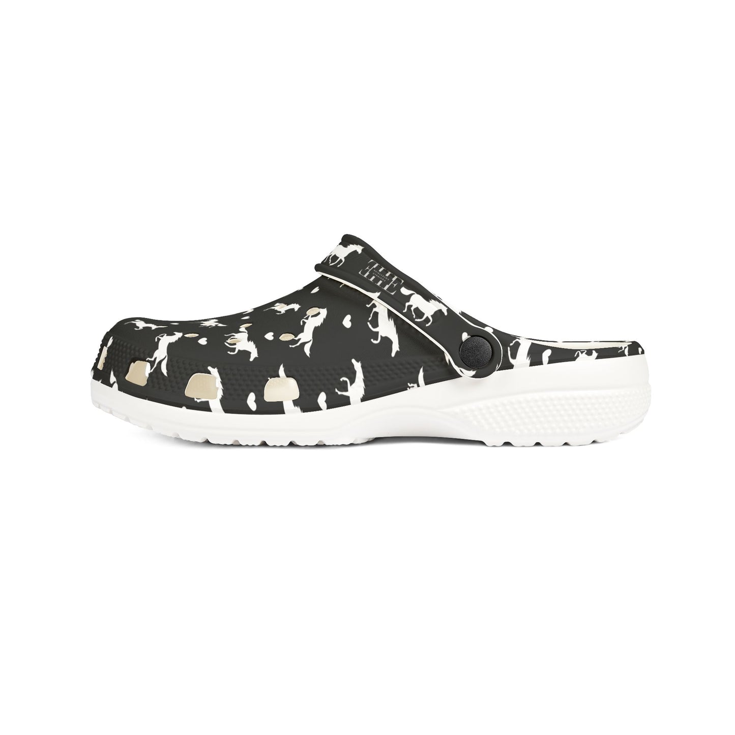 Crocs Style Shoe - Horses and Hearts