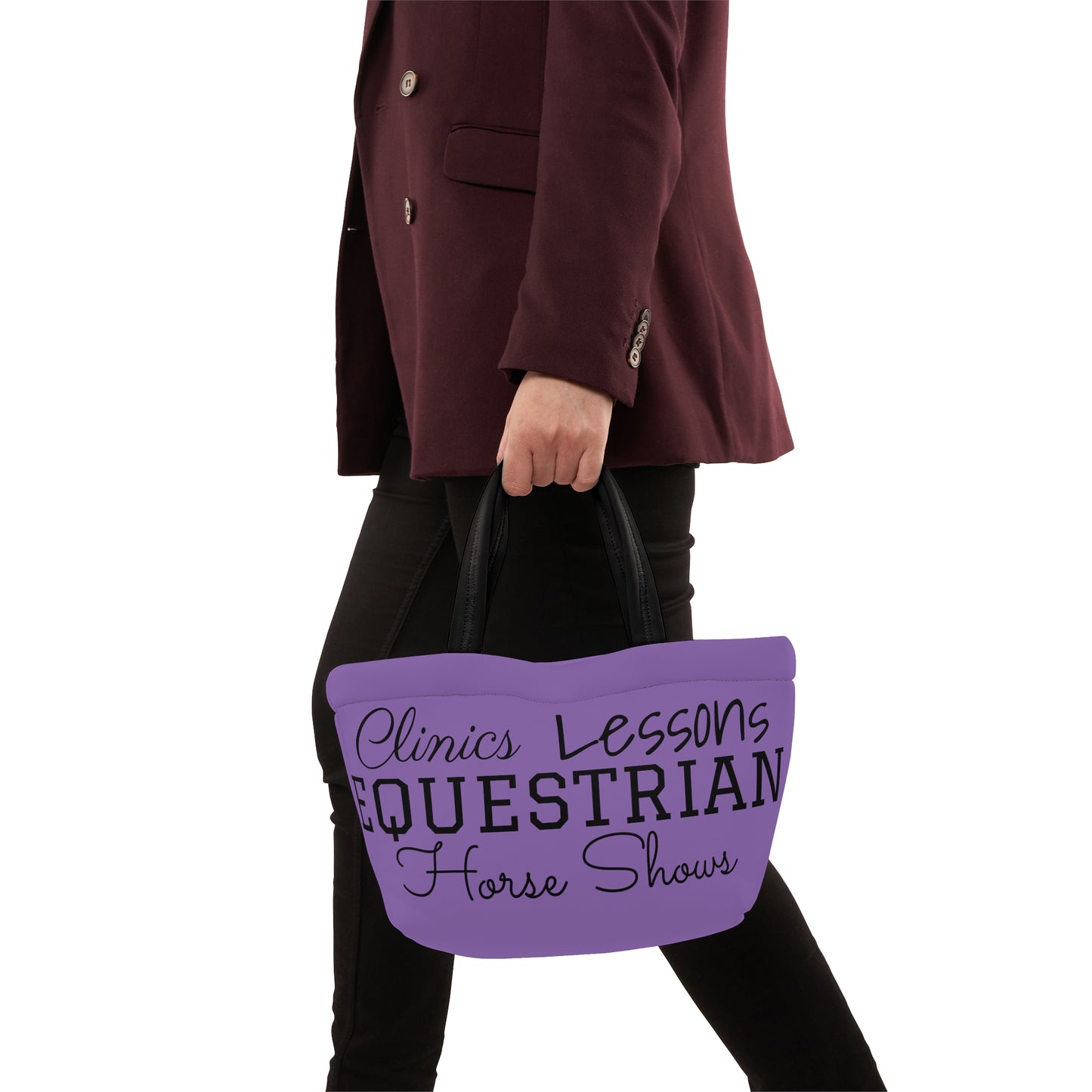 Lunch Bag - Equestrian - Purple