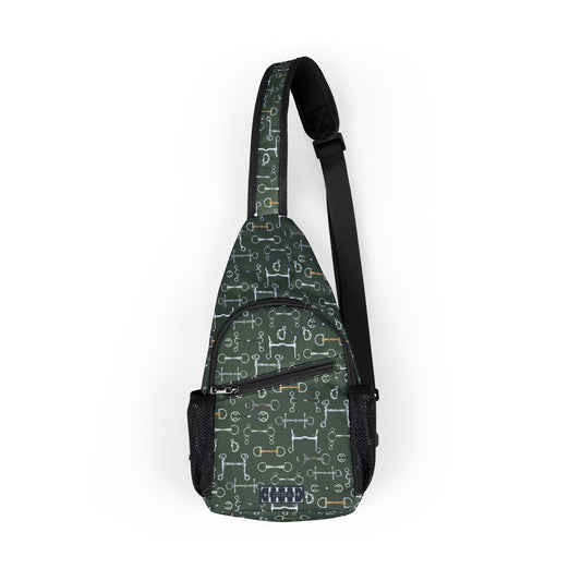 Chest Bag - Bits Green