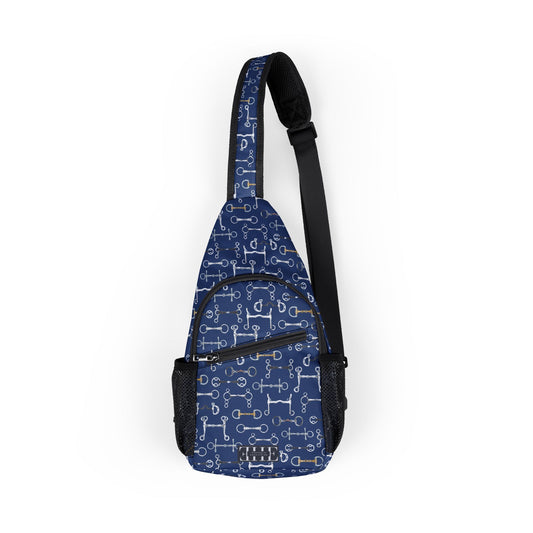 Chest Bag - Bits Blue