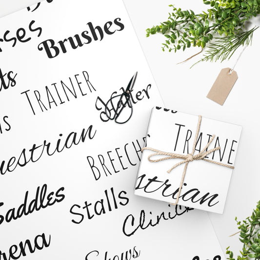 Wrapping Paper - Equestrian - Big Gifts