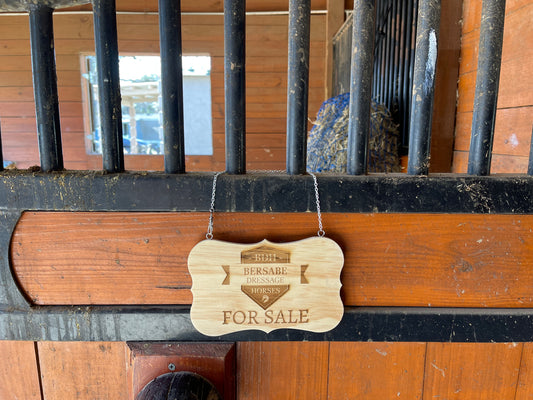 Stall Sign