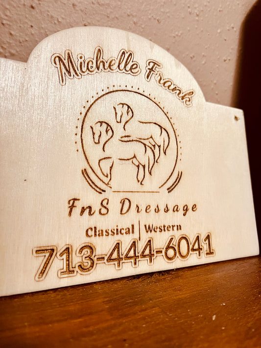 Stall Sign - Custom & Mobile