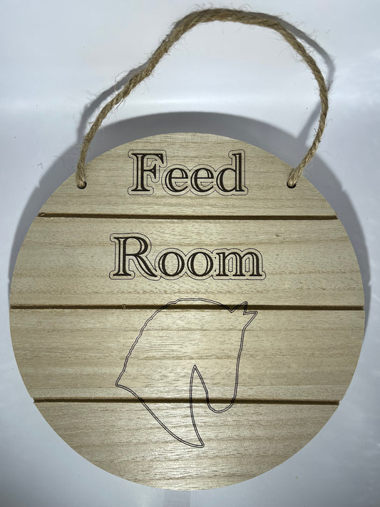 SIGN - FEED ROOM
