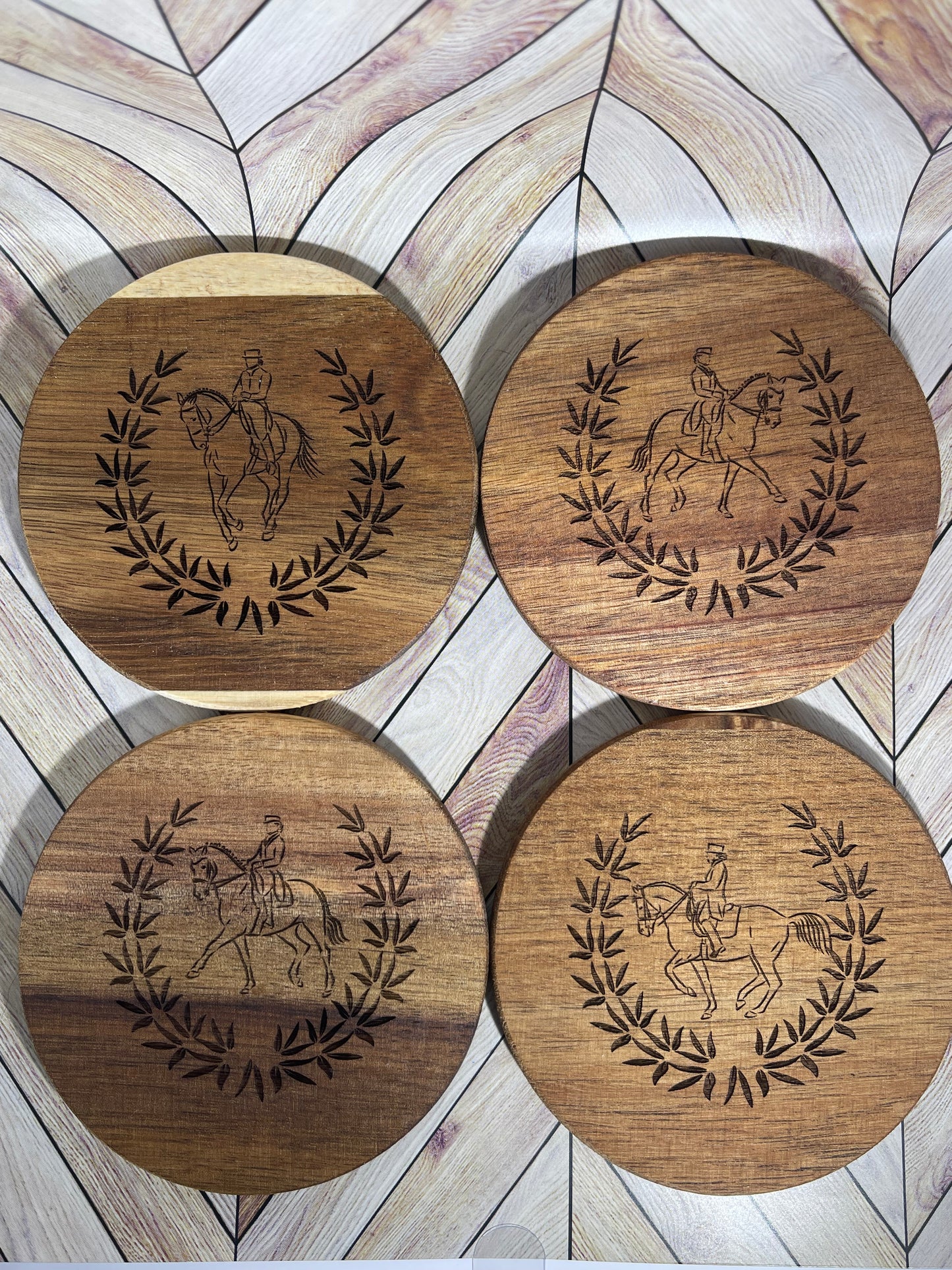 Engraving - Coasters - Jumper or Dressage