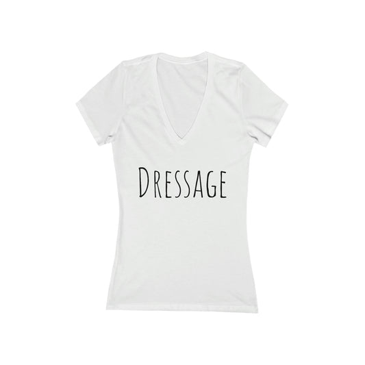Shirt - Dressage Poem (Back) V-Neck Tee
