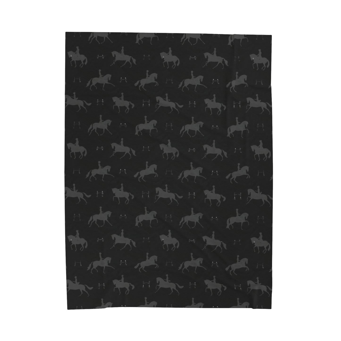 Velveteen Plush Blanket - Dressage Dance