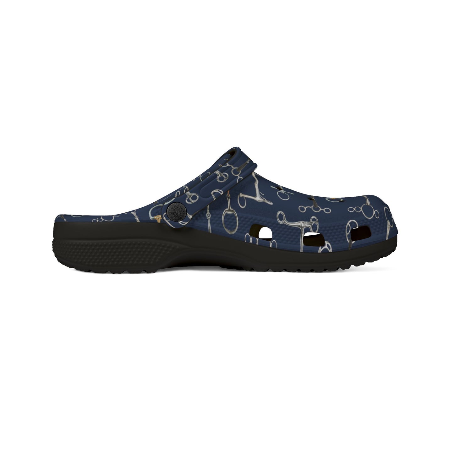 Crocs Style Shoe - Blue Bit Pattern