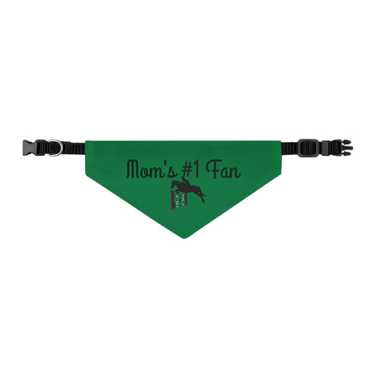 Pet Collar - Mom's #1 Fan - Jumpers Dark Green