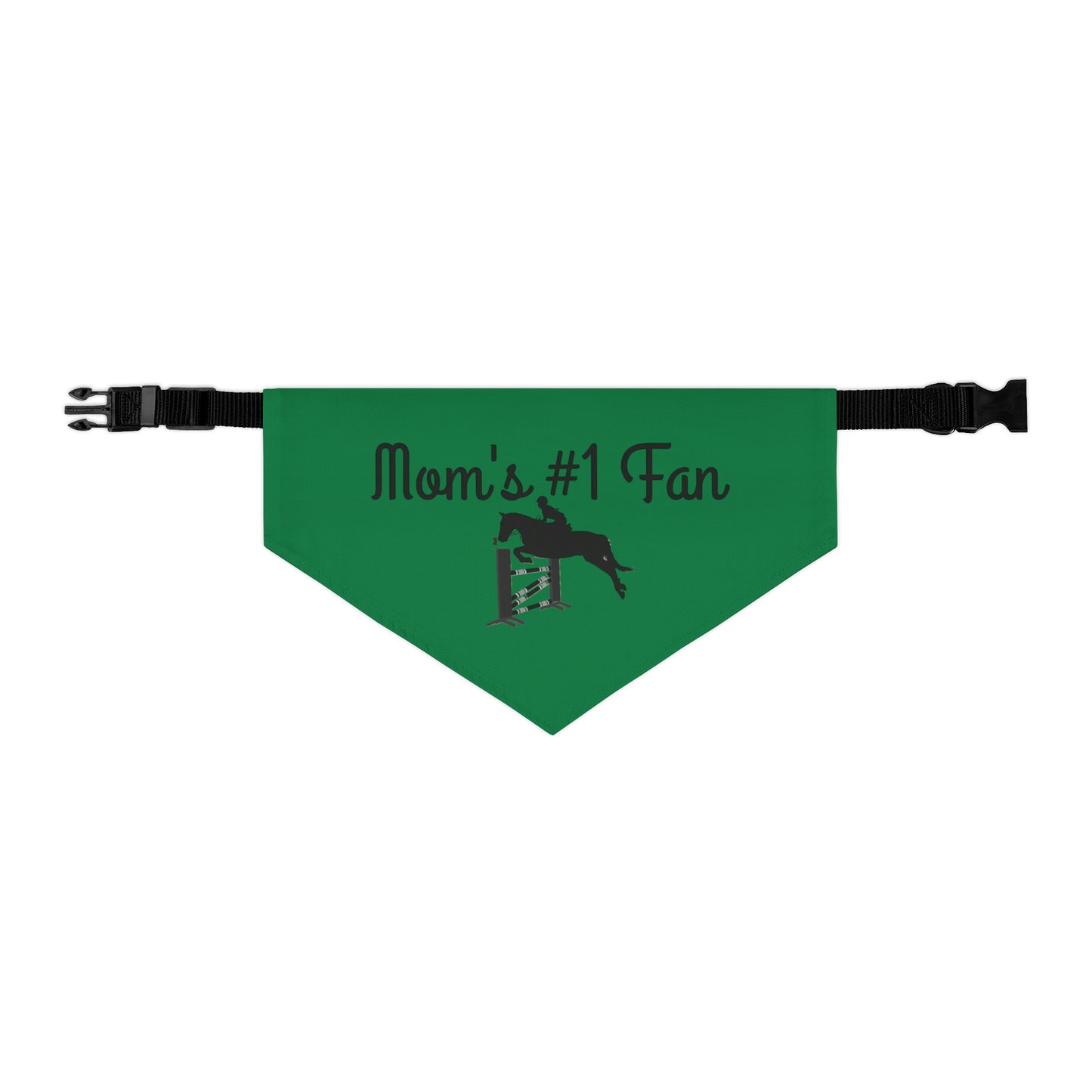 Pet Collar - Mom's #1 Fan - Jumpers Dark Green