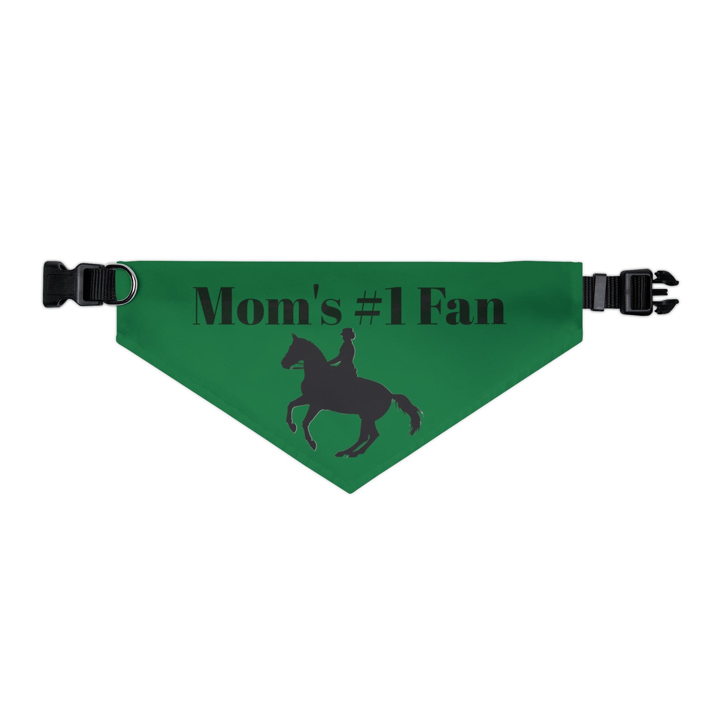 Pet Collar - Moms #1 Fan - Dressage Dark Green