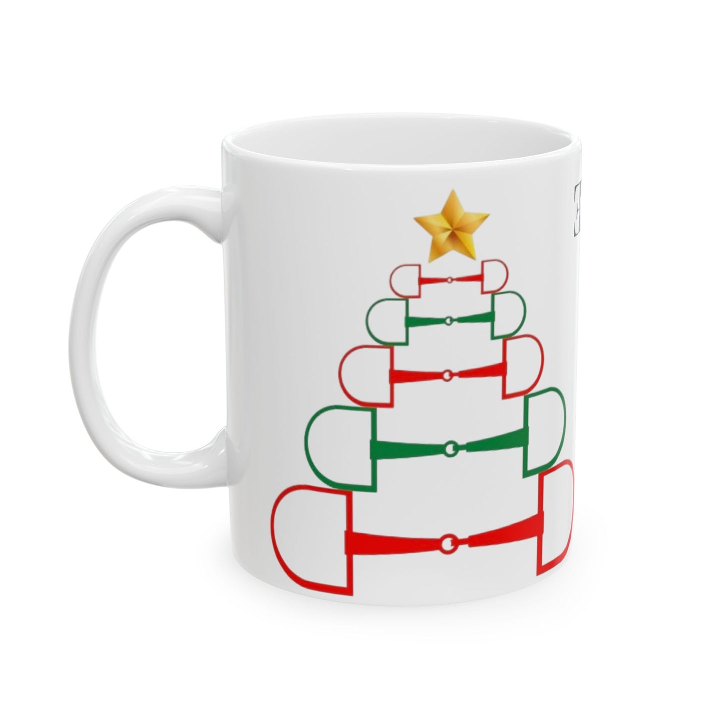 Ceramic Mug, Christmas Bit Tree