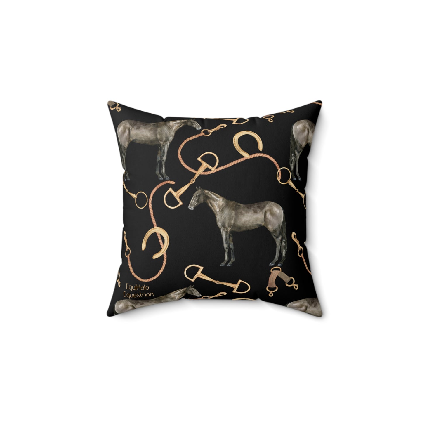 Spun Polyester Square Pillow - Old Money