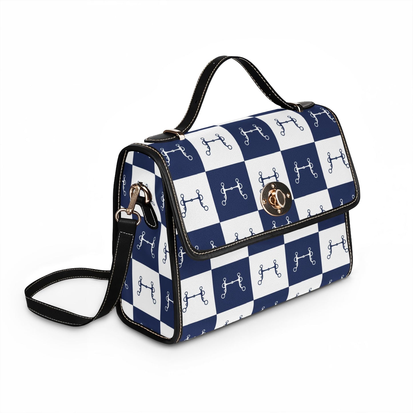 Canvas Handbag — Bit Checkers