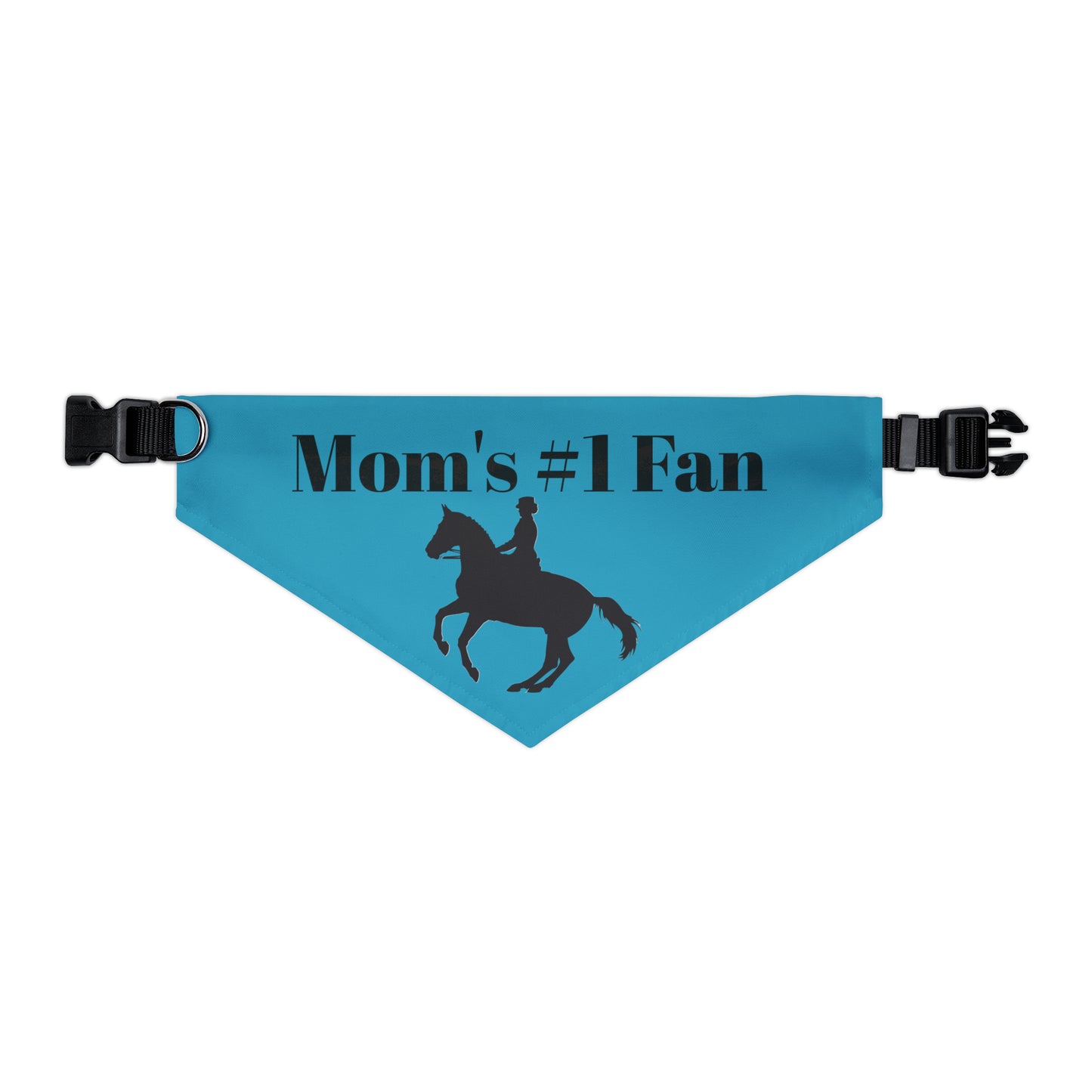 Pet Collar - Moms #1 Fan - Dressage Blue