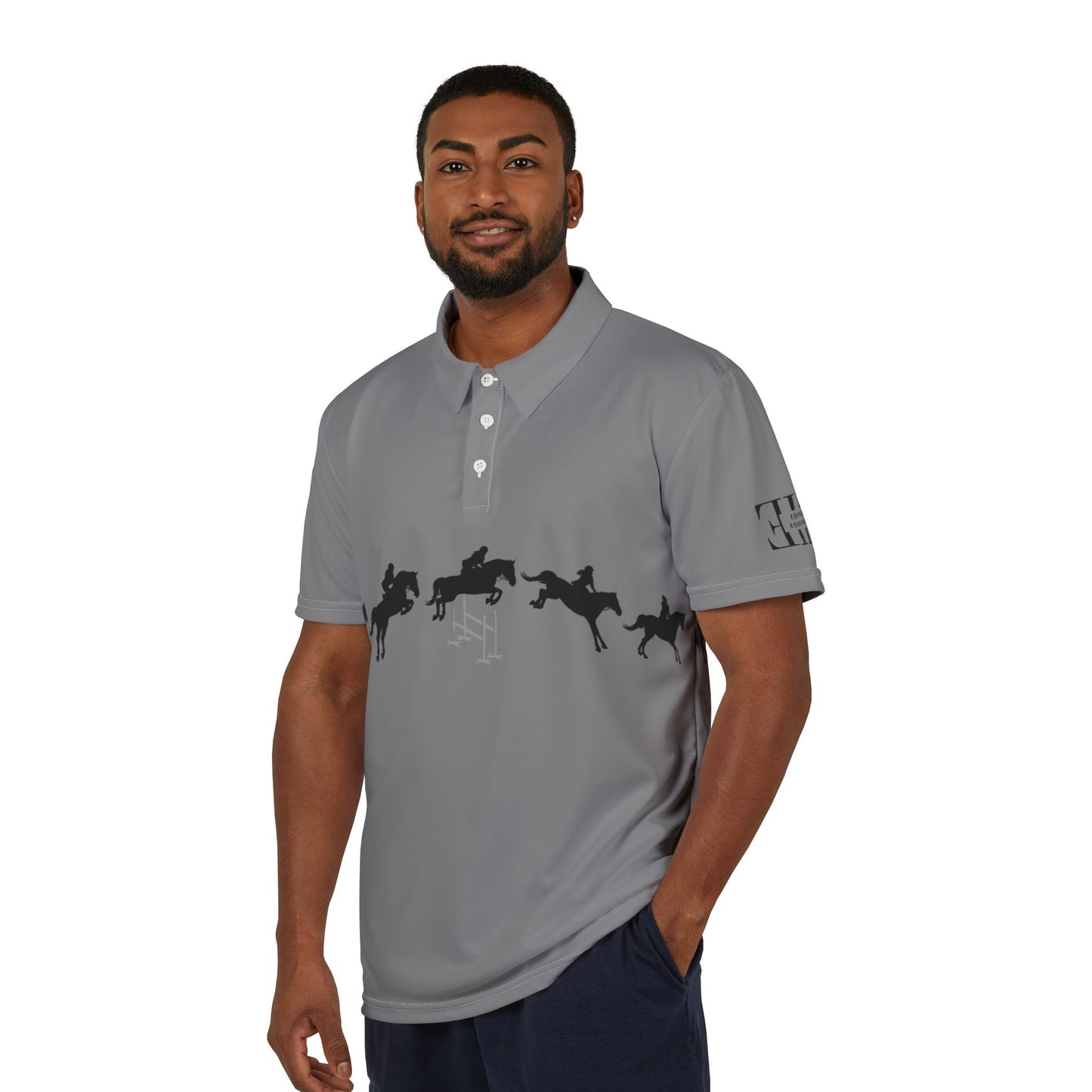 Unisex Polo Shirt - Jumper in Motion