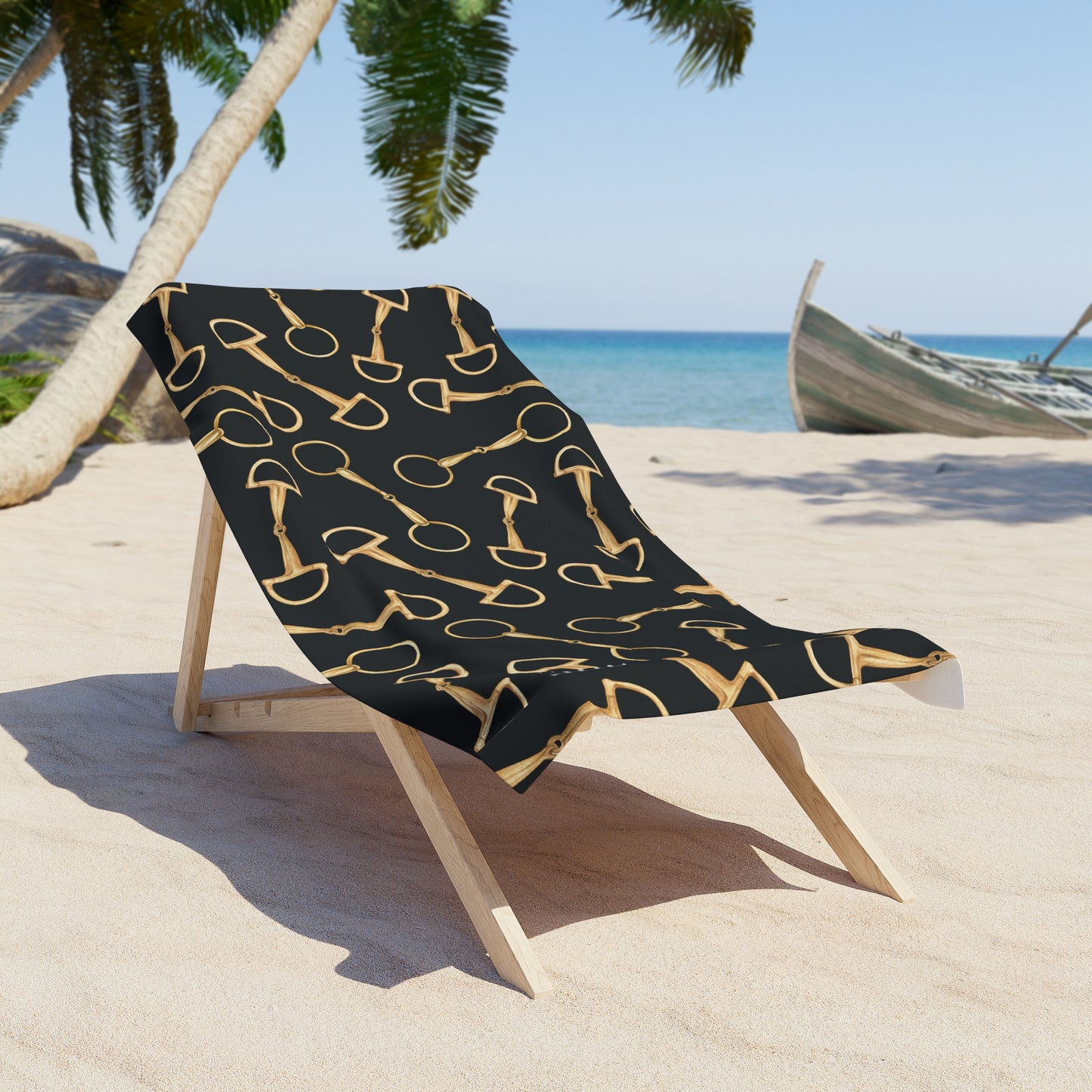 Beach Towel -Gold Bits