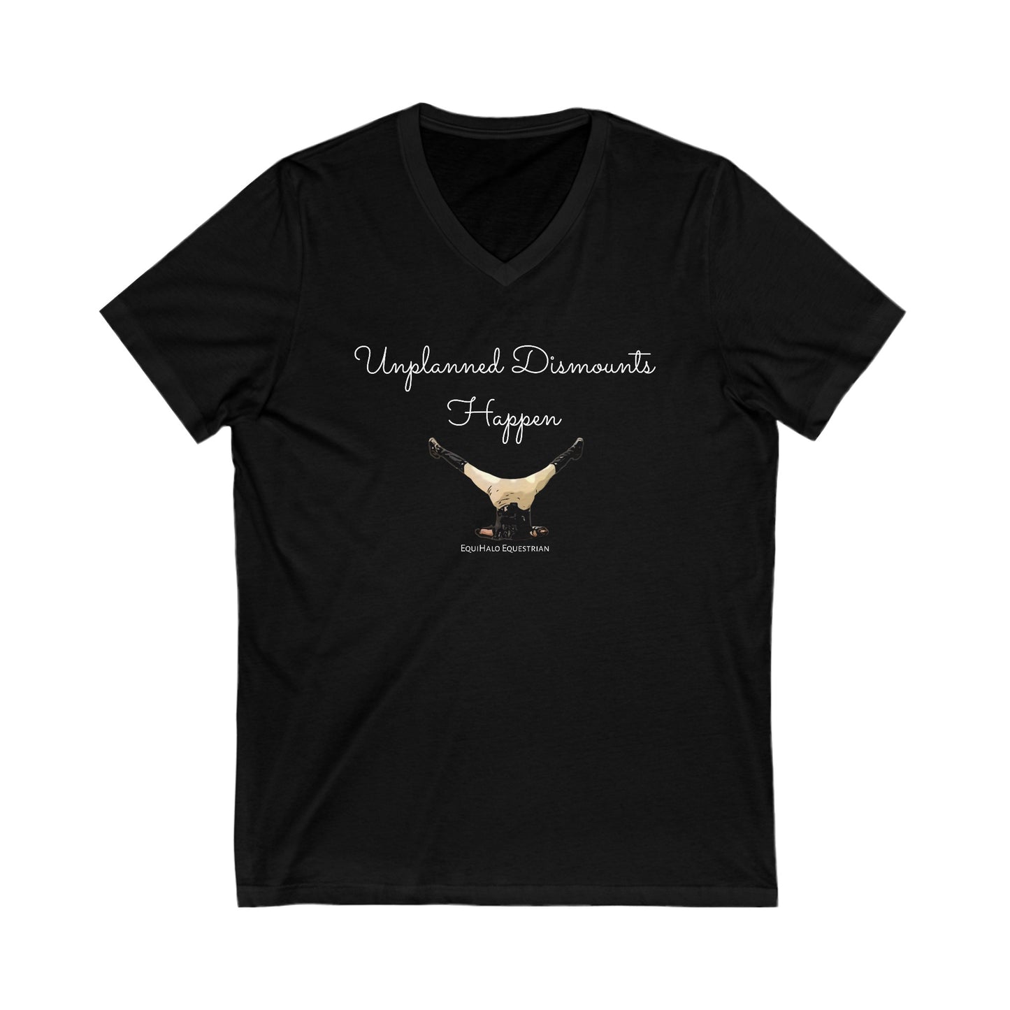 Unplanned Dismounts Happen (V Neck Relaxed) V2