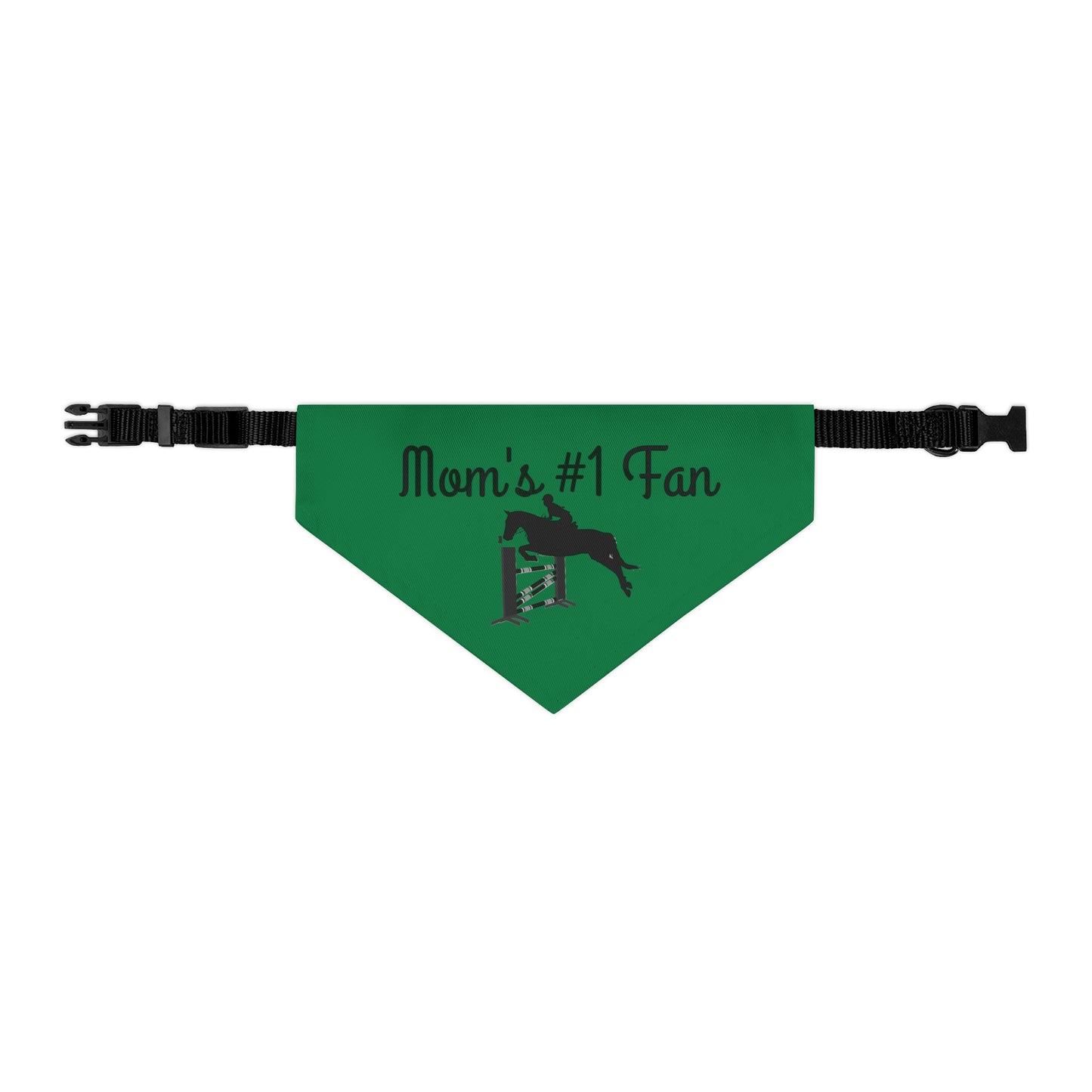 Pet Collar - Mom's #1 Fan - Jumpers Dark Green