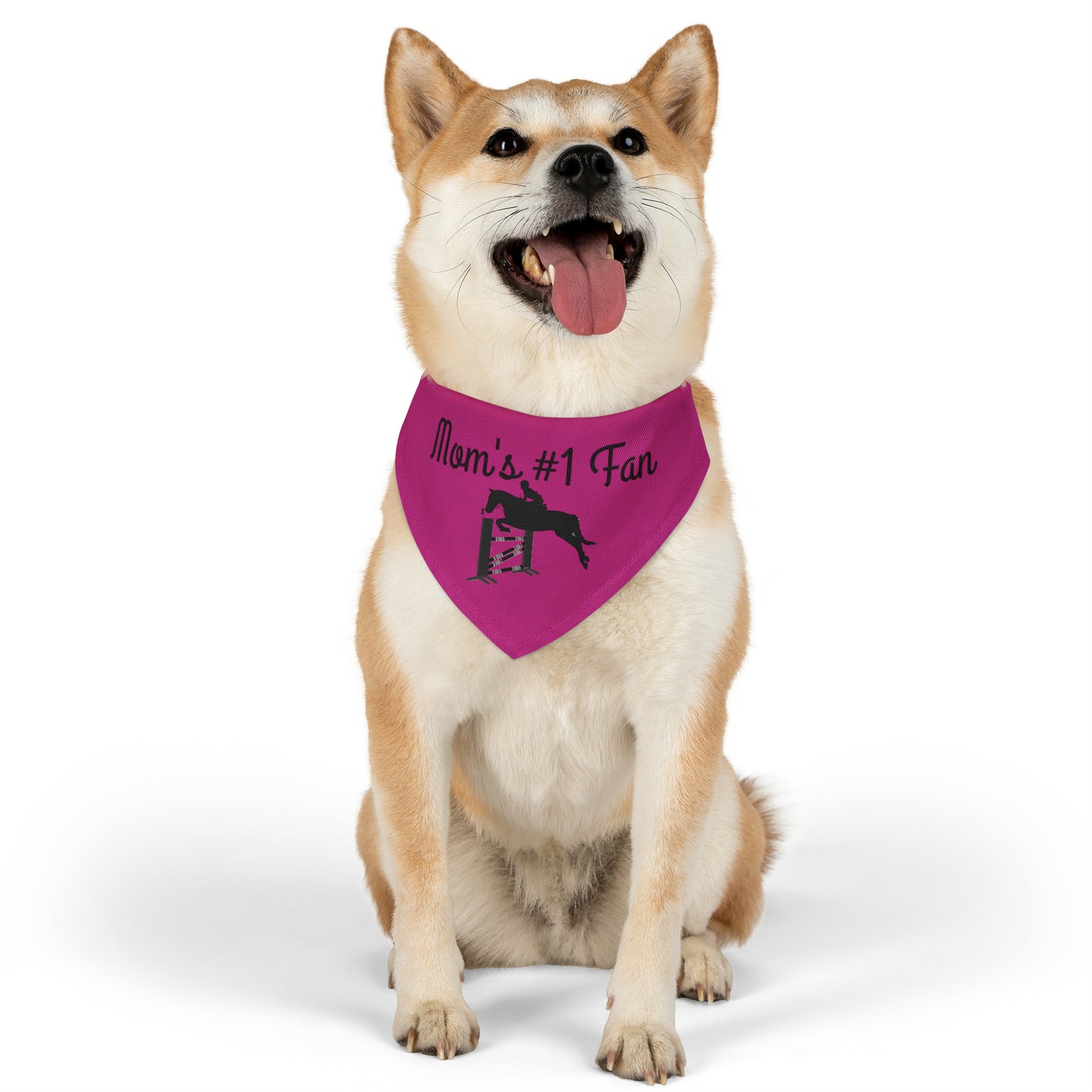 Pet Collar - Mom's #1 Fan - Jumpers Pink