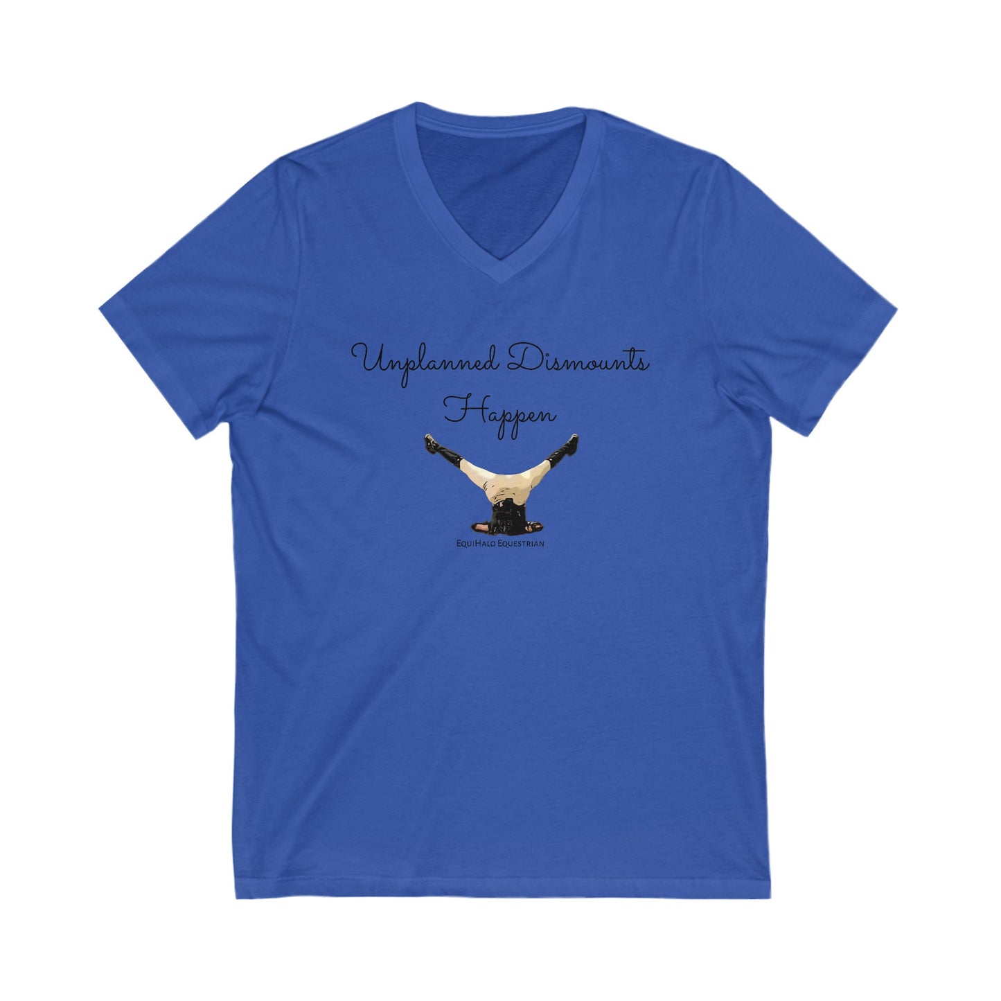 Unplanned Dismounts Happen (V Neck Relaxed) V2