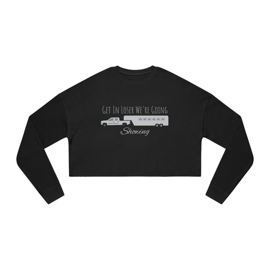 Sweatshirt - Get In Loser We're Going Showing GN (cropped)