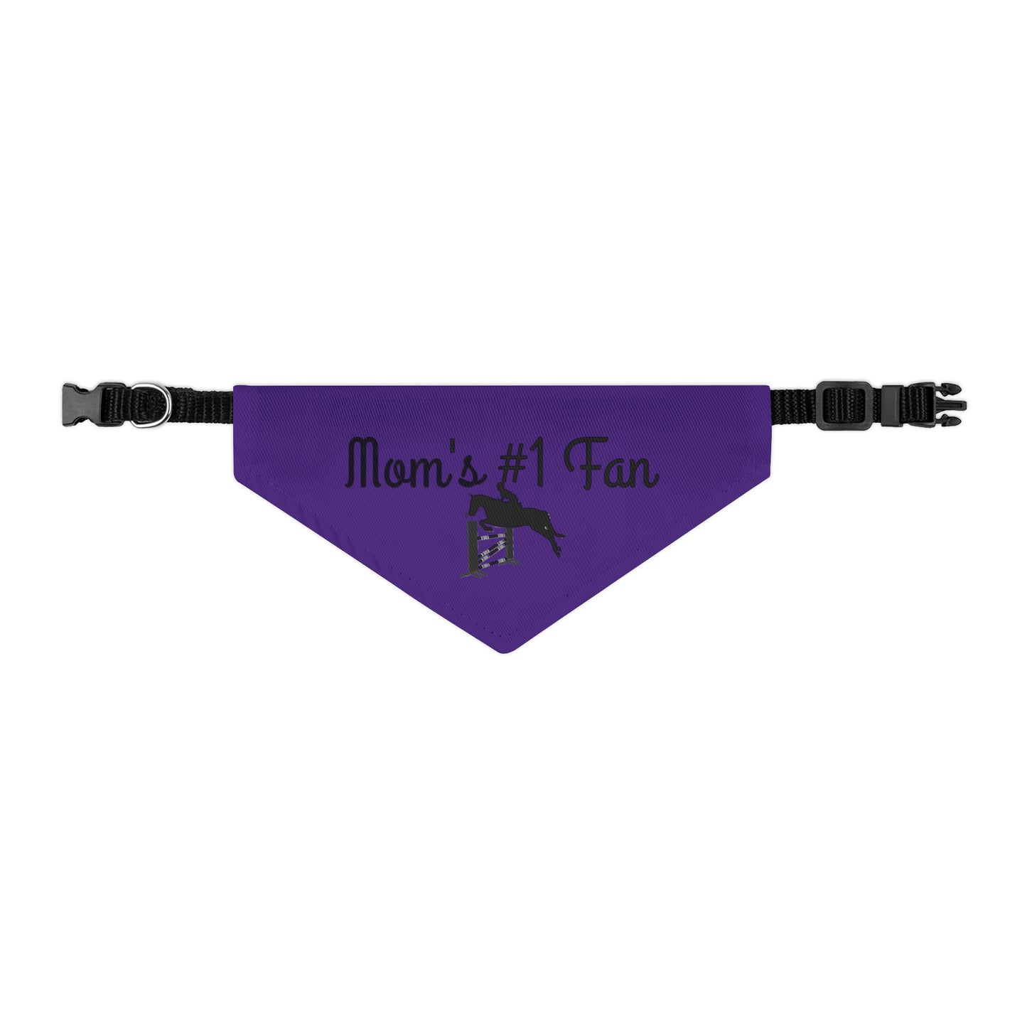 Pet Collar - Mom's #1 Fan - Jumpers Purple