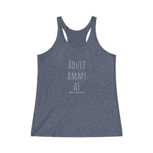 Tank Top - Adult Ammy AF - Women's Tri-Blend Racerback NOT Bella + Canvas (New Vendor)