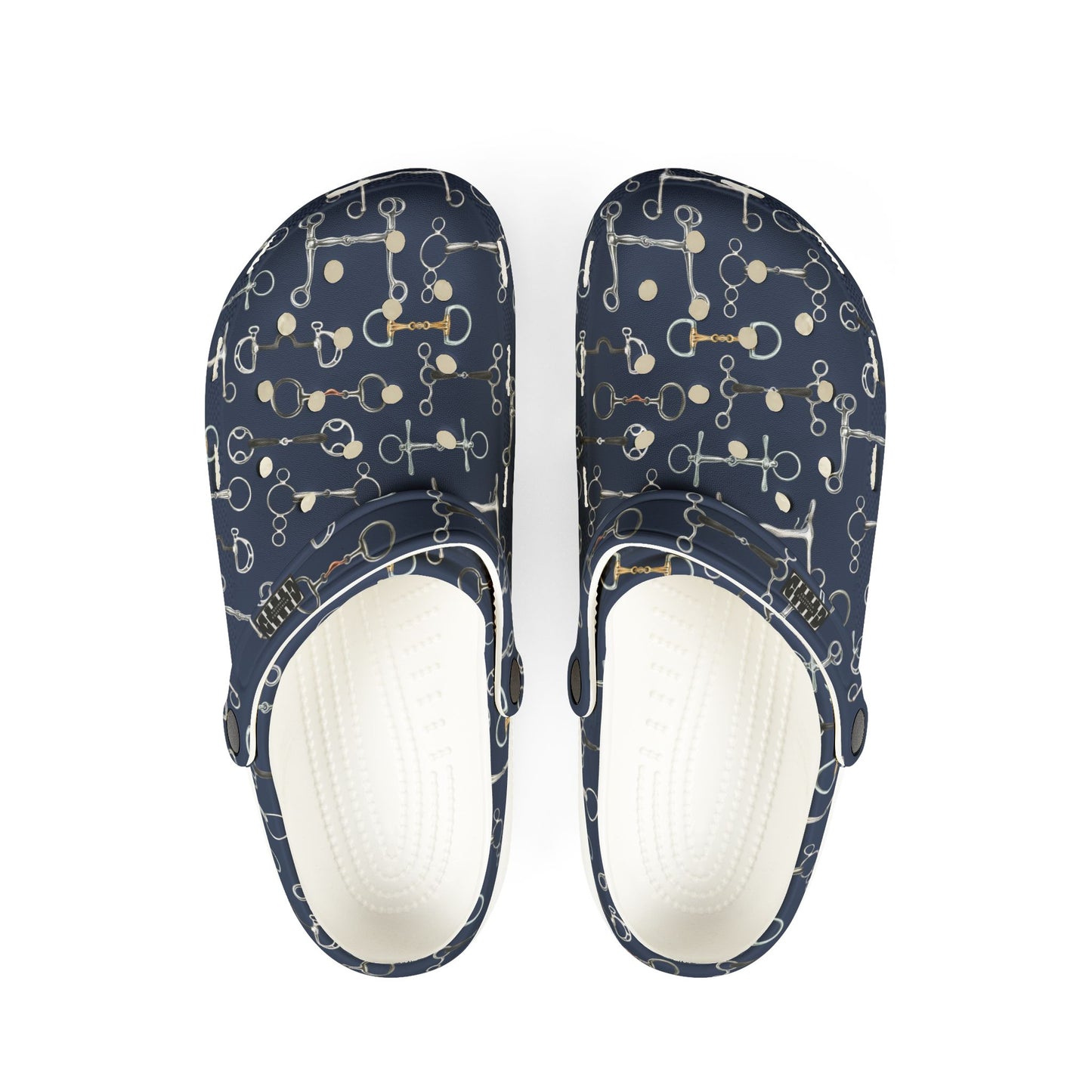 Crocs Style Shoe - Blue Bit Pattern