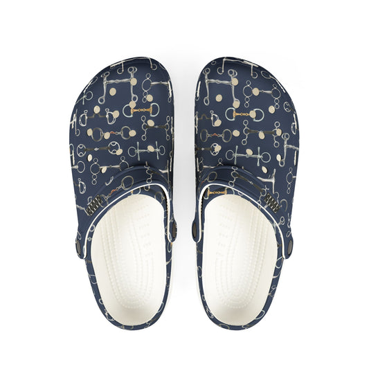 Crocs Style Shoe - Blue Bit Pattern