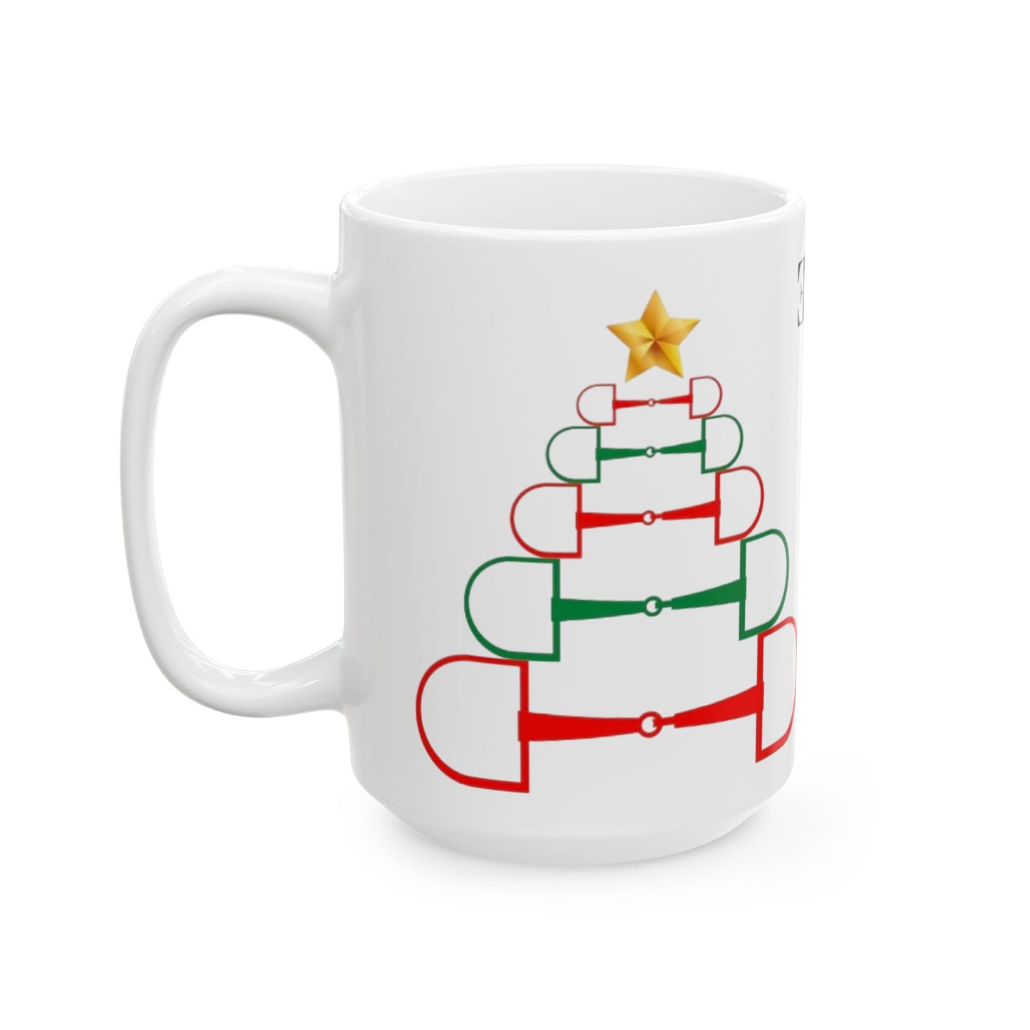 Ceramic Mug, Christmas Bit Tree