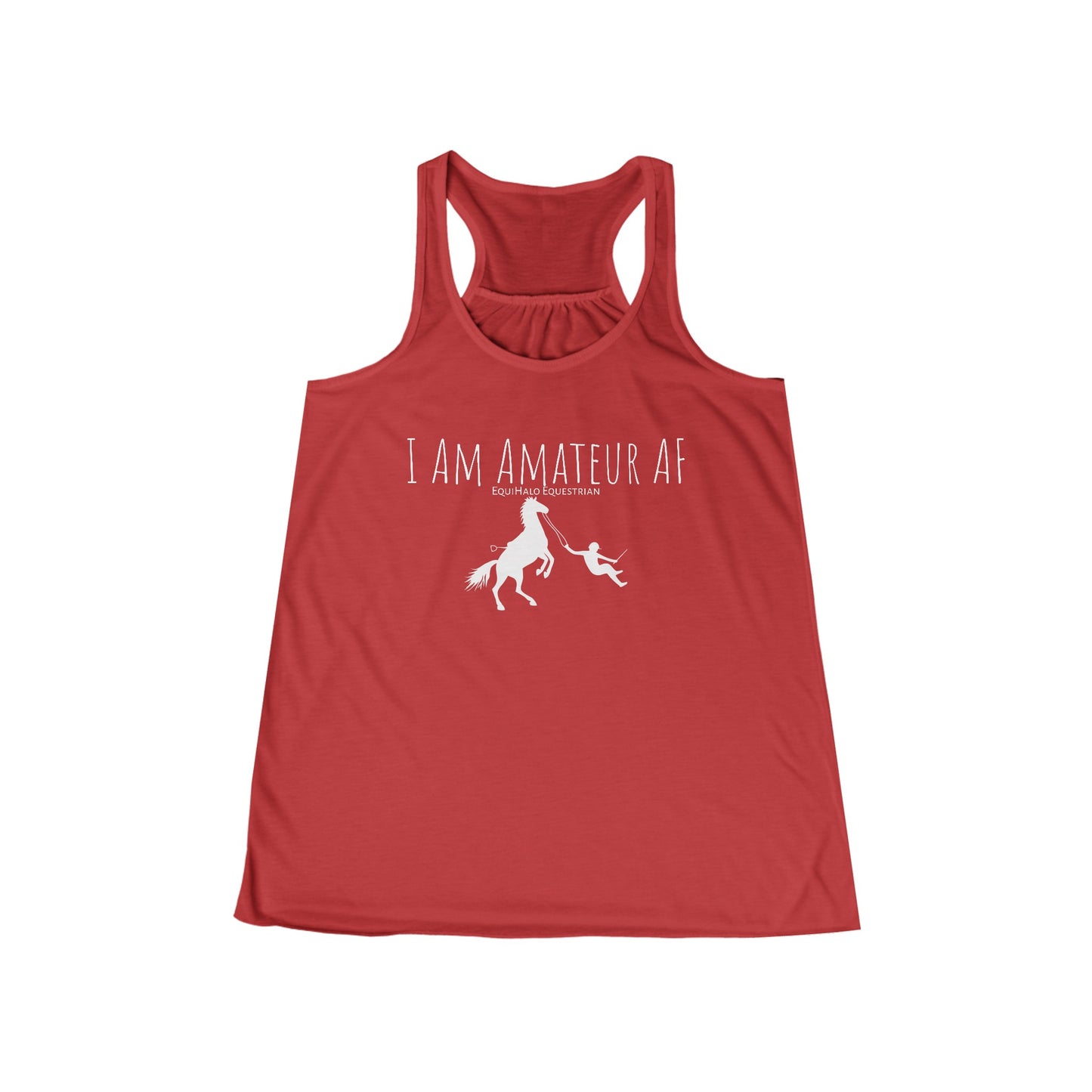 Tank Top - I Am Amateur AF - (Flowy Razorback)