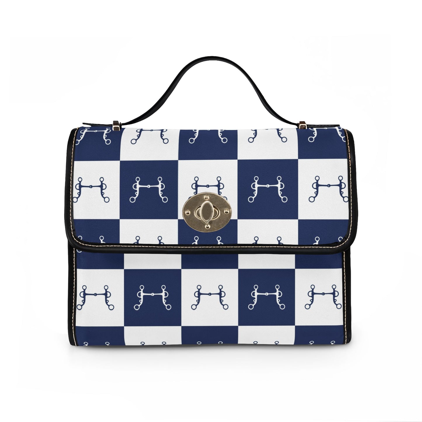 Canvas Handbag — Bit Checkers