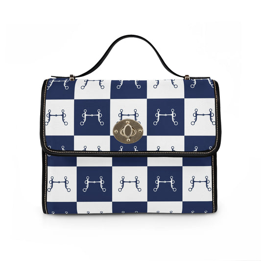 Canvas Handbag — Bit Checkers
