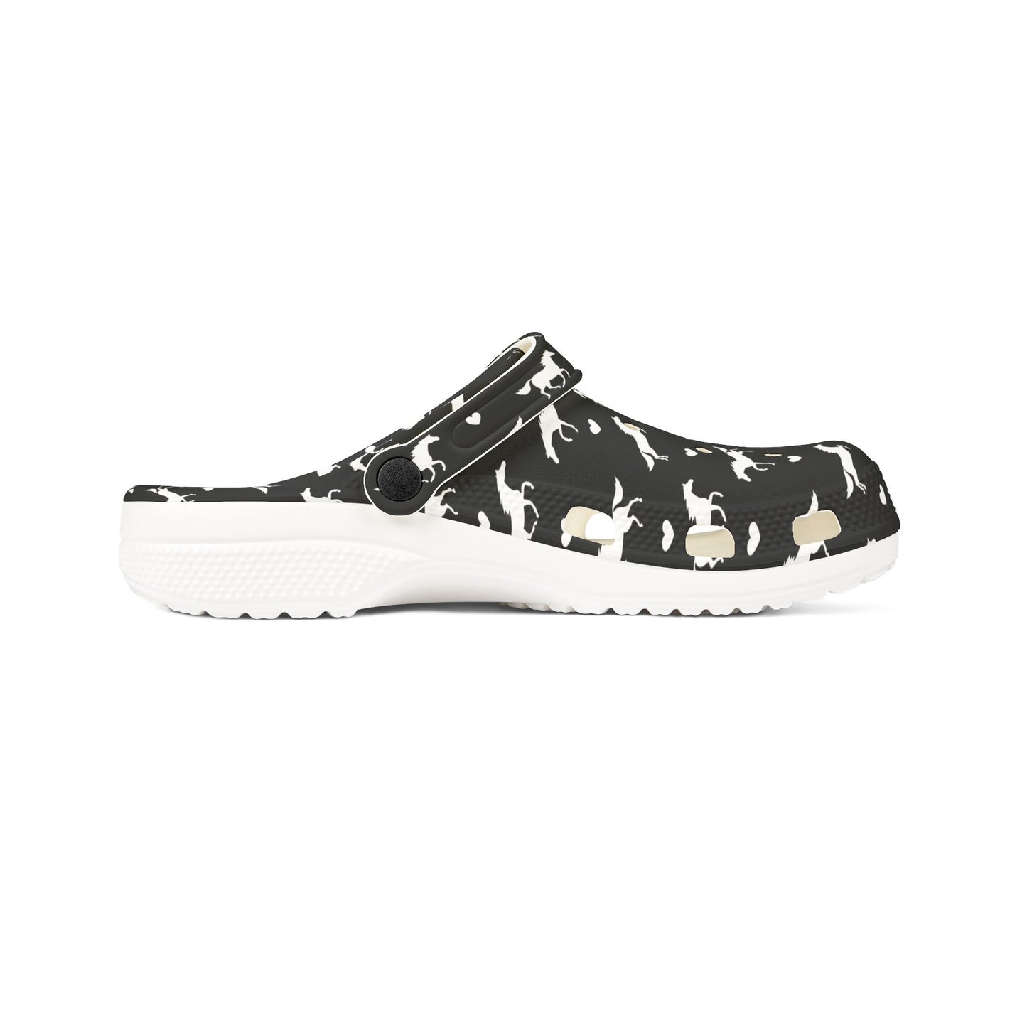 Crocs Style Shoe - Horses and Hearts