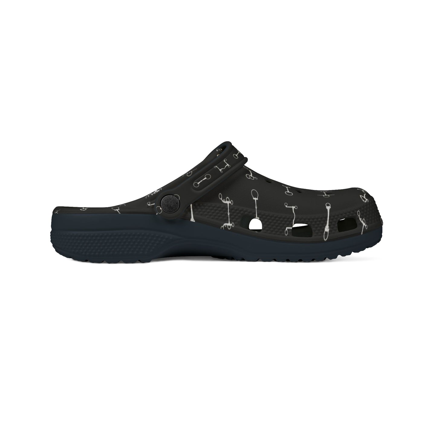 Crocs Style Shoe - Black Bits Bits Bits