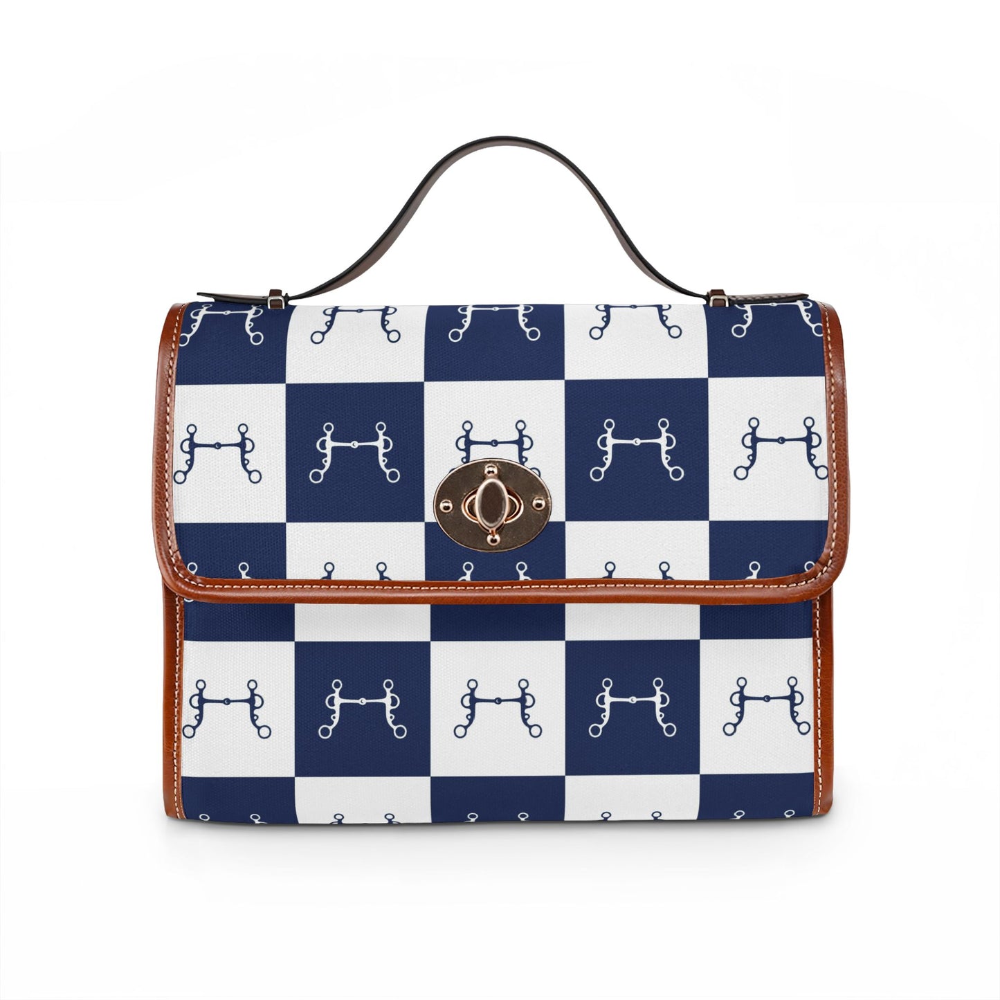 Canvas Handbag — Bit Checkers