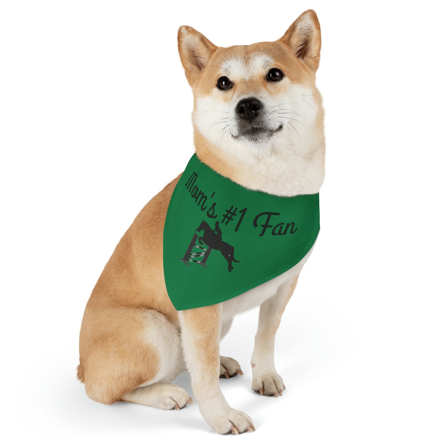 Pet Collar - Mom's #1 Fan - Jumpers Dark Green