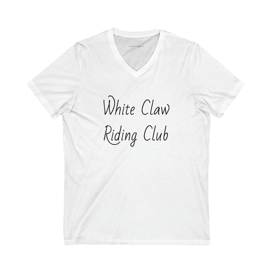 Shirt - White Claw Riding Club - (V Neck Relaxed)