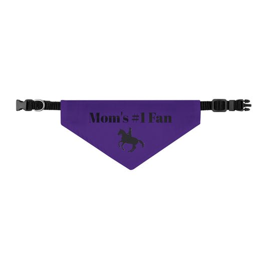 Pet Collar - Moms #1 Fan - Dressage Purple