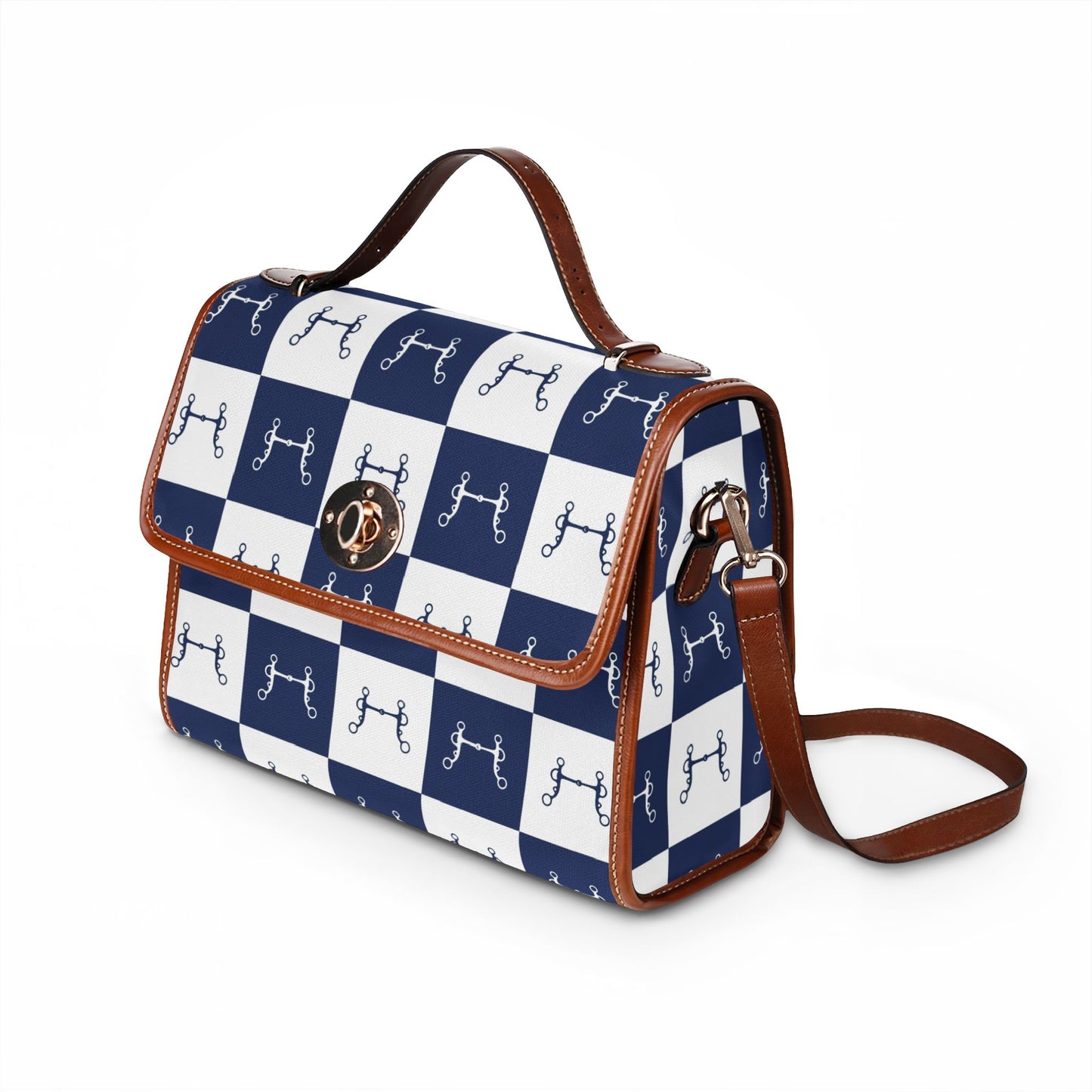 Canvas Handbag — Bit Checkers