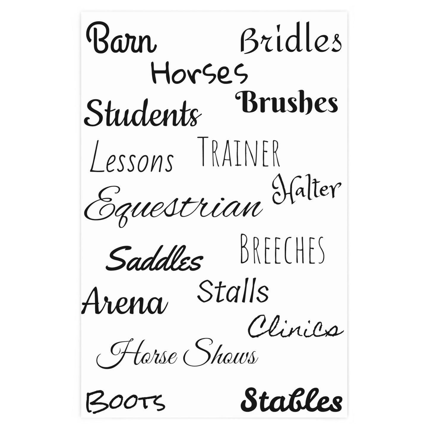 Wrapping Paper  - Equestrian - Big Gifts