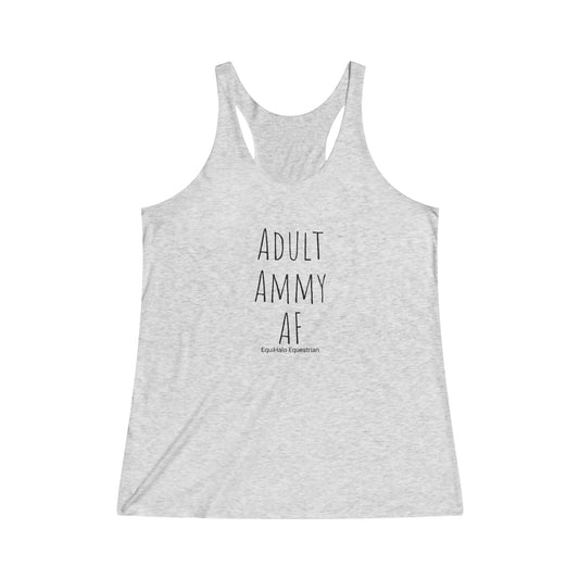 Tank Top - Adult Ammy AF - Women's Tri-Blend Racerback NOT Bella + Canvas (New Vendor)